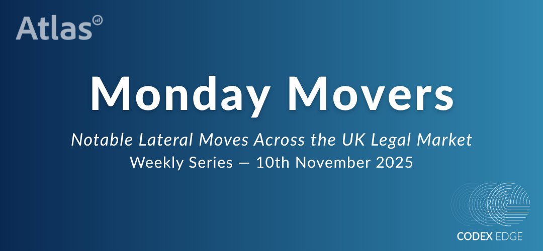 CodexEdge's tweet image. 📅 Monday Movers: Check out notable lateral moves in the UK legal market! Explore more here: linkedin.com/posts/codexedg… #LegalMoves #UKLegal #LawFirmHiring