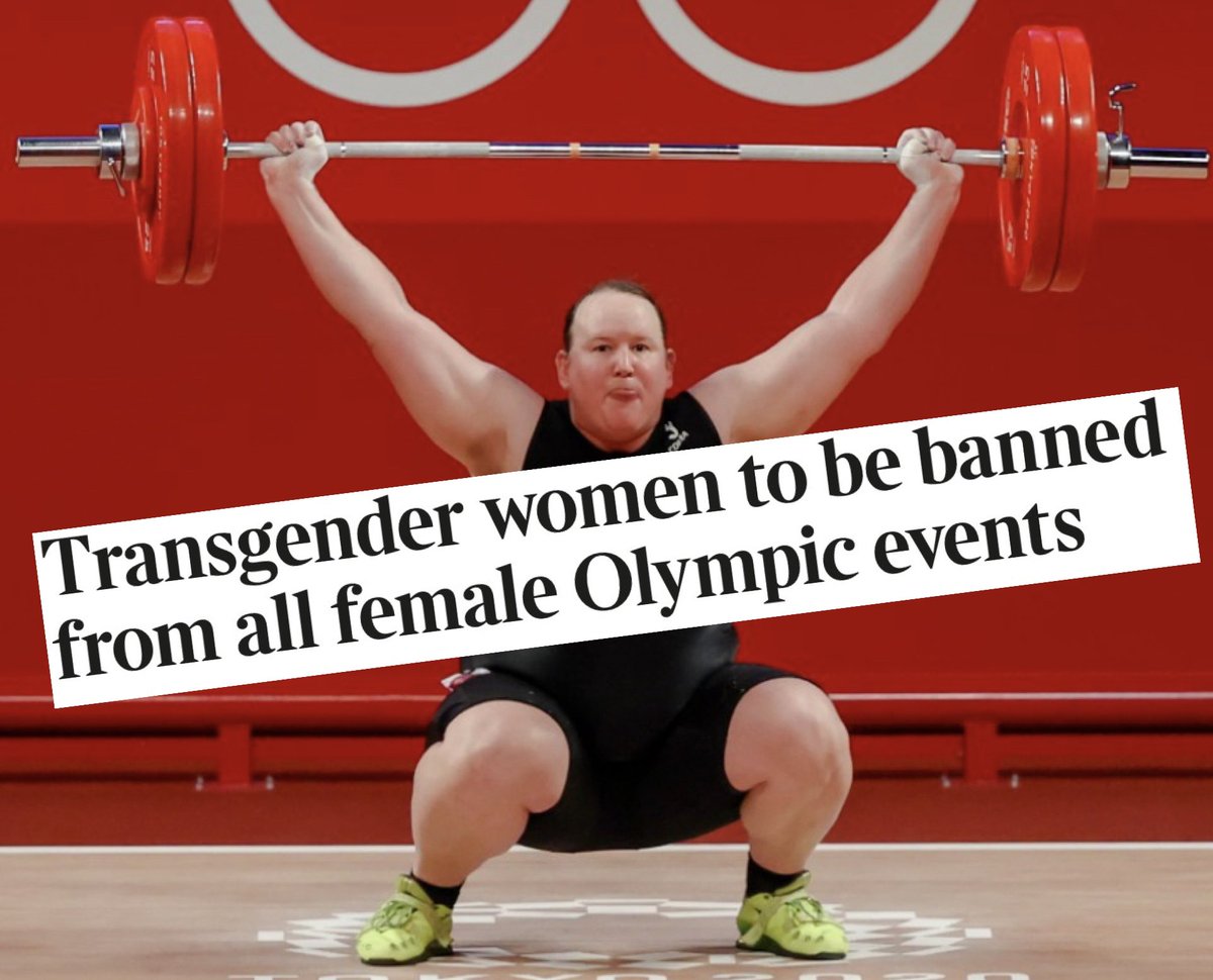 Reality has finally caught up with ideology.  A huge — and long overdue — common sense win for women’s sports. The Olympics is set to ban transgender women—biological men—from female competition after a science-based review confirmed what we have all been saying forever: those