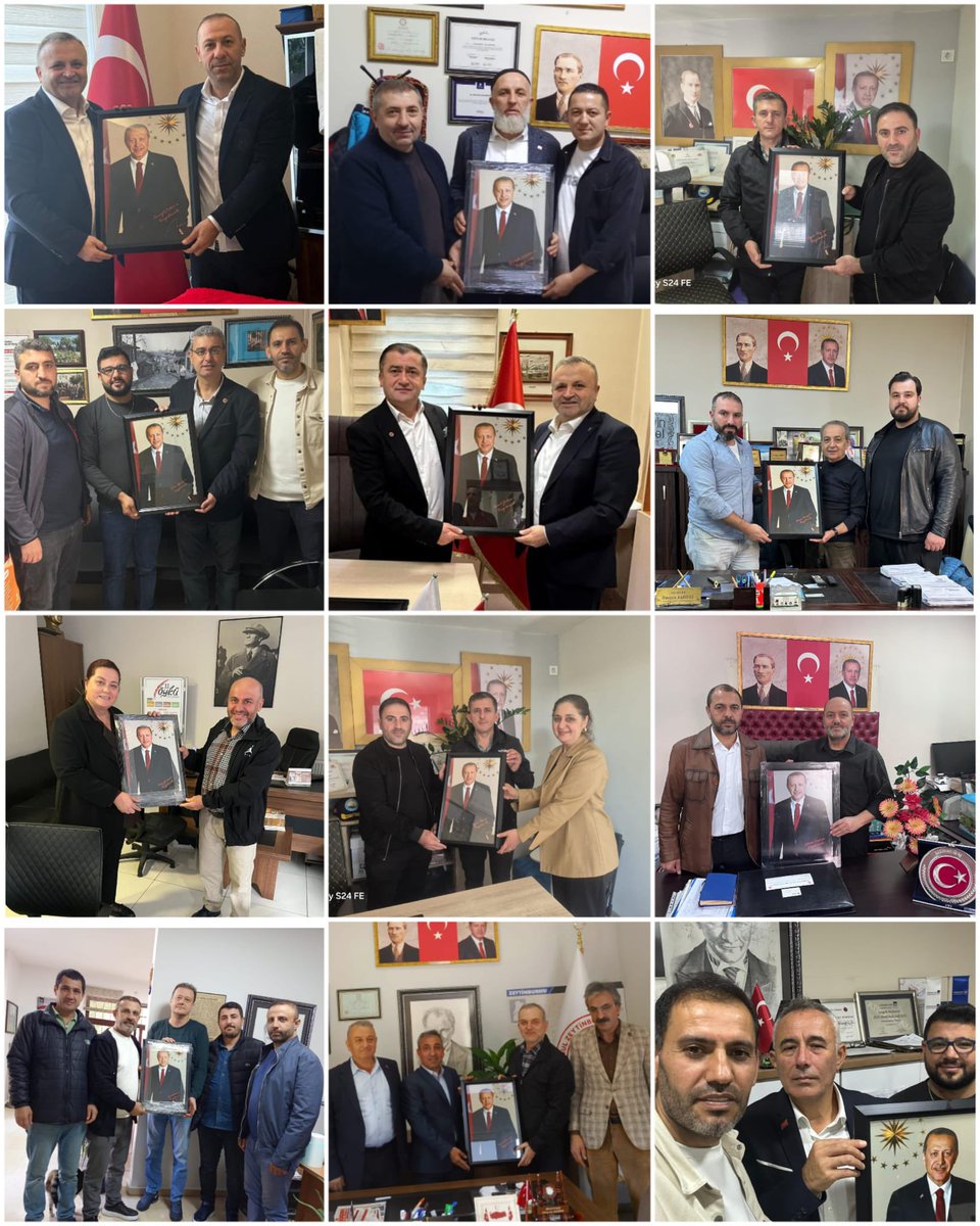 Devletimiz ve milletimiz adına özveriyle görev yapan muhtarlarımıza,
Cumhurbaşkanımız <a href="/RTErdogan/">Recep Tayyip Erdoğan</a>’ın isimlerine özel imzalı portresini takdim ettik.

Yerel yönetimlerin temel taşı olan tüm muhtarlarımıza, misafirperverlikleri ve gayretleri için teşekkür ediyoruz. 🇹🇷
<a href="/MustafaY_K/">Mustafa Yalçınkaya 🇹🇷</a>