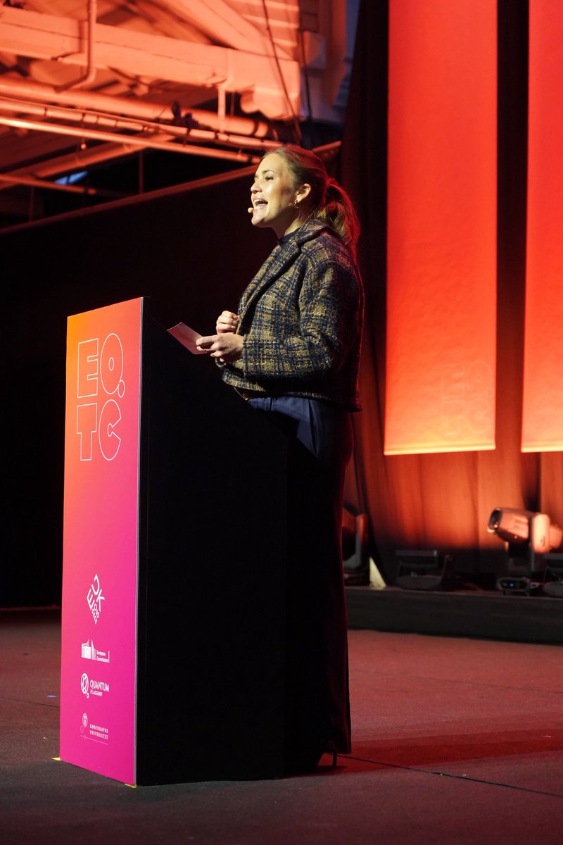 marie_bjerre's tweet photo. Positivt med en stor kvantekonference på dansk jord. Kvanteteknologi skal være med til at gøre Europa rigere, sundere og sikrere i fremtiden. Konferencen skal gøre os klogere på, hvordan vi sikrer netop det. #dkpol https://t.co/CieLYp9eRw