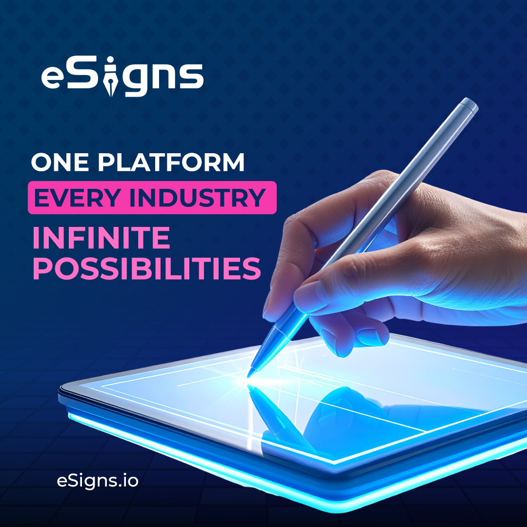 eSignsSoftware's tweet image. From healthcare to staffing, education to finance — eSigns.io empowers every sector to sign smarter and work faster.  Experience smarter &amp;amp; digital workflows built for every industry at eSigns EDMS today! | | | #esigns #esignature #digitalsignature #edms