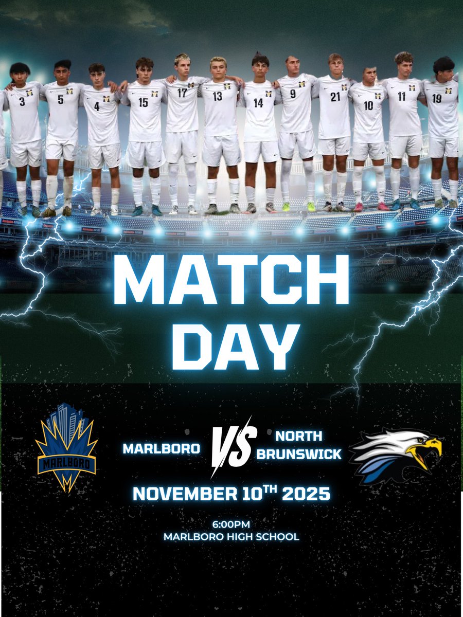State Sectional Semifinal today. Last appearance was in 2019 and we are hoping to continue our season. Come out and support us tonight! <a href="/Marlborosoccer2/">Marlboro Mustangs</a>