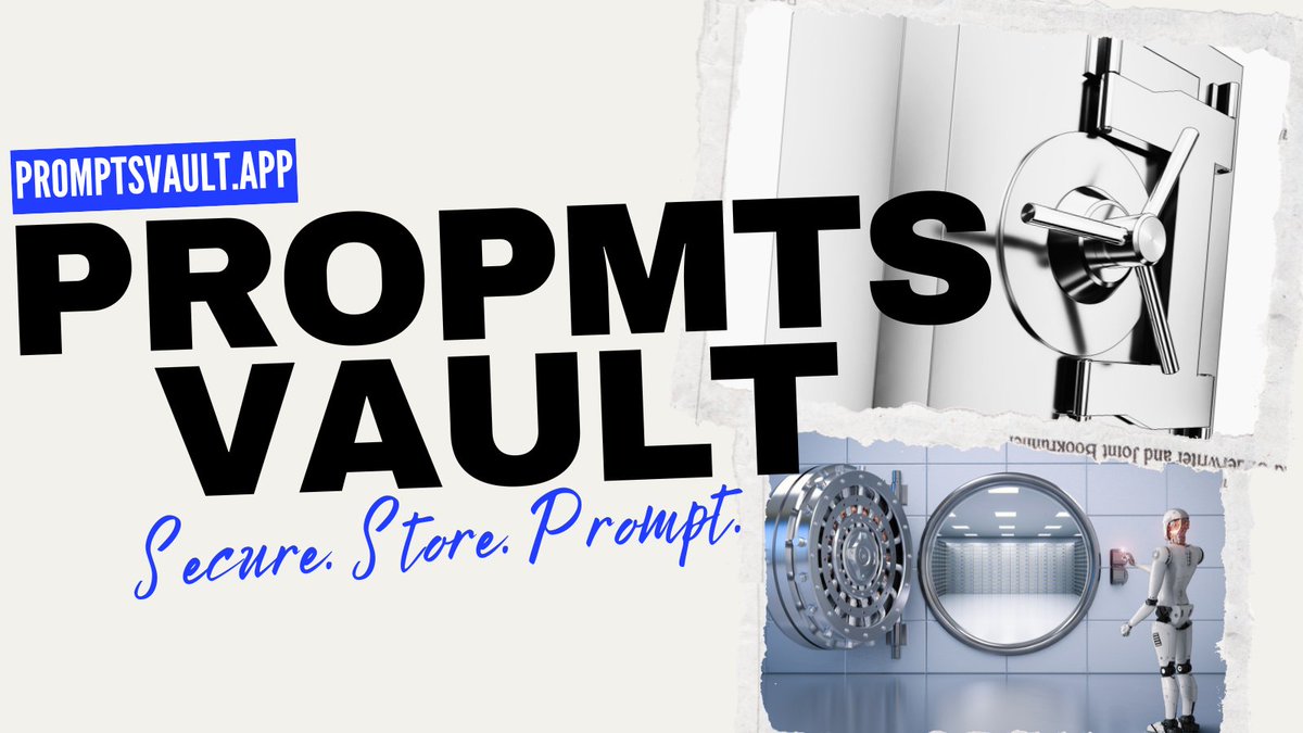 🚀 We’re live on Product Hunt! Stop losing your AI prompts. PromptsVault is secure, organized, and shareable. No AI, just a safe home for your creativity. 👉 producthunt.com/posts/promptsv…
 #AIPrompts #LaunchDay #NoAI #ProductHunt