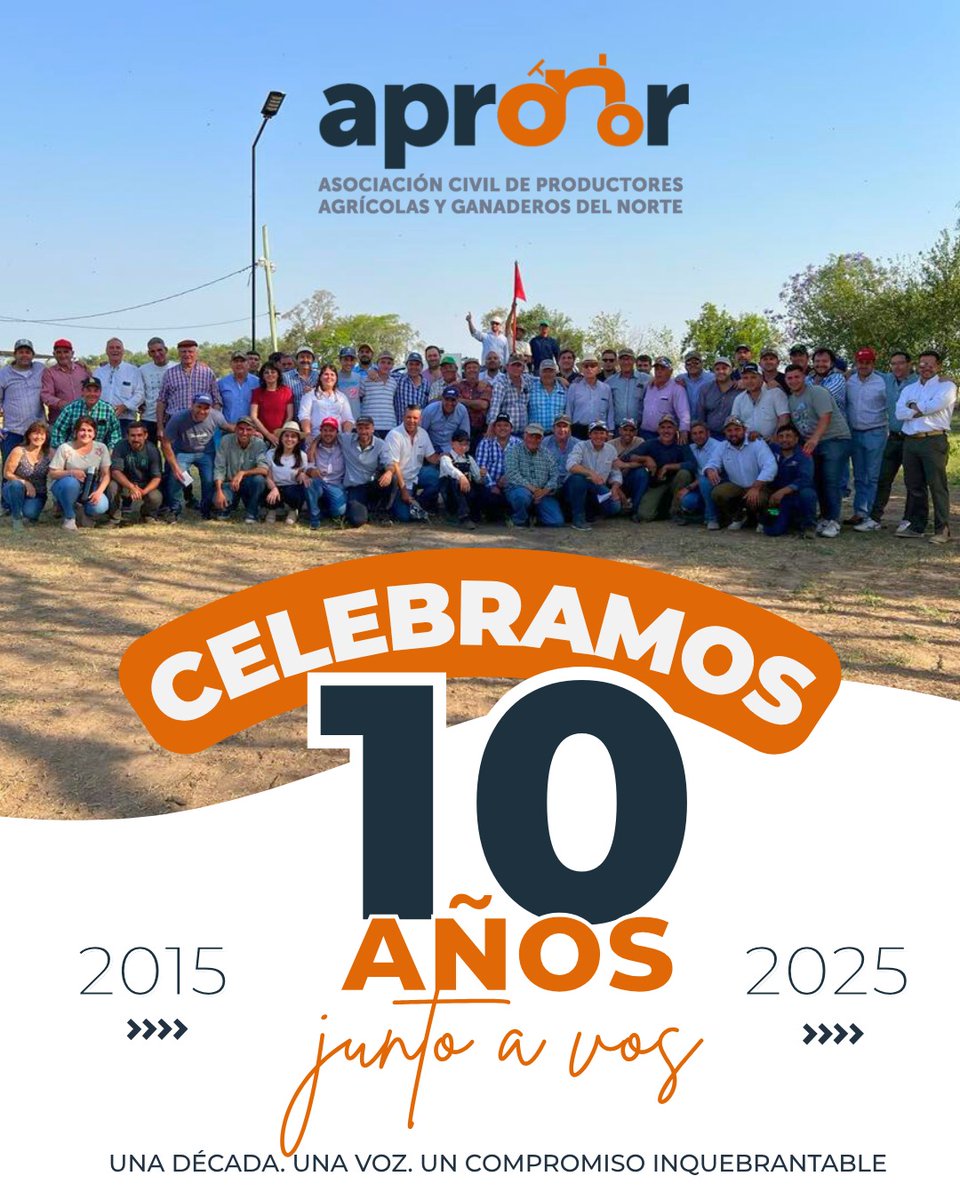Una década trabajando junto a los productores del norte de Argentina!! Feliz cumpleaños para nuestros socios y amigos!