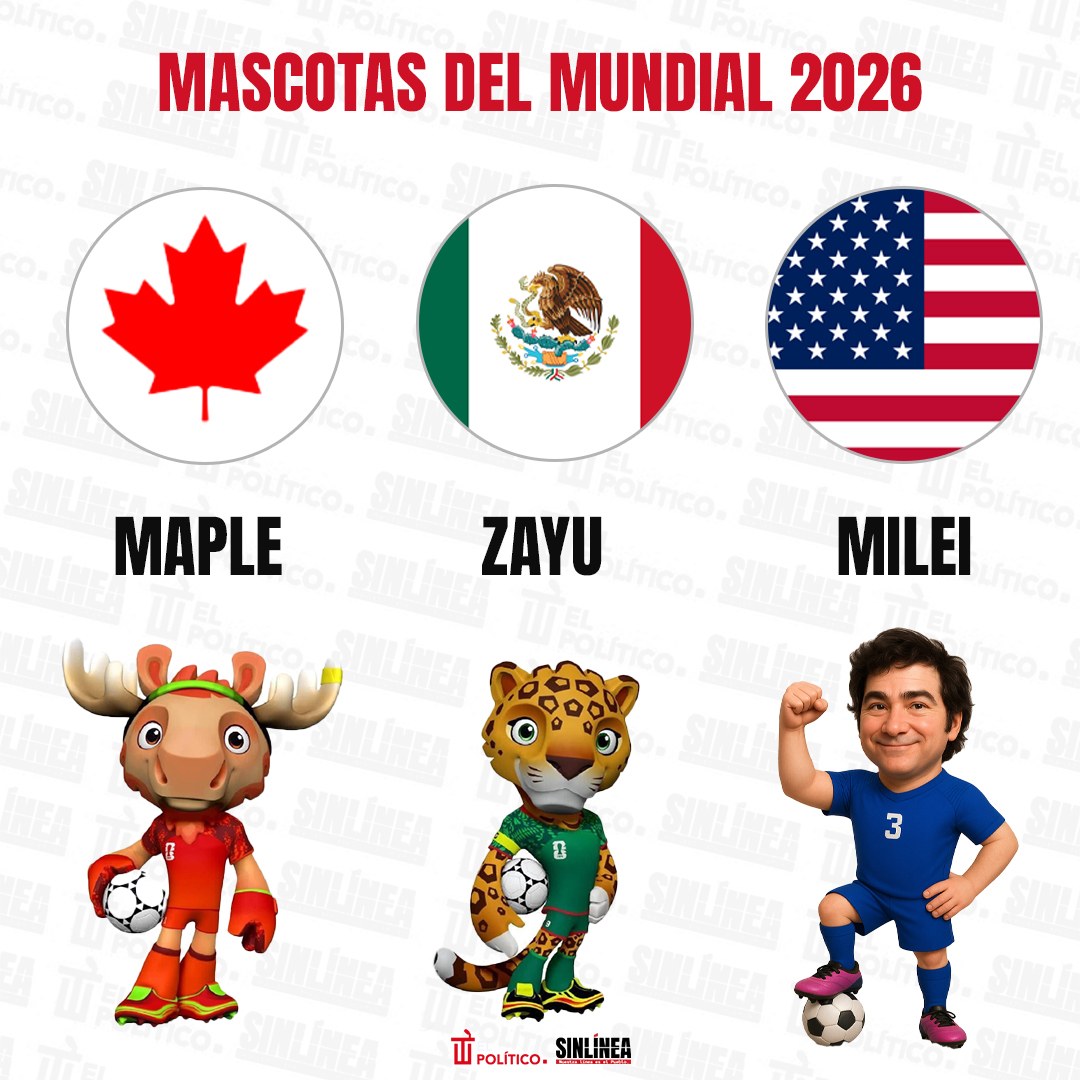 Con ustedes: la nueva mascota de #EU para el #Mundial2026 🇺🇸🤡

🔴 Cualquier parecido a la realidad... no es mera coincidencia 🤣👇🏻