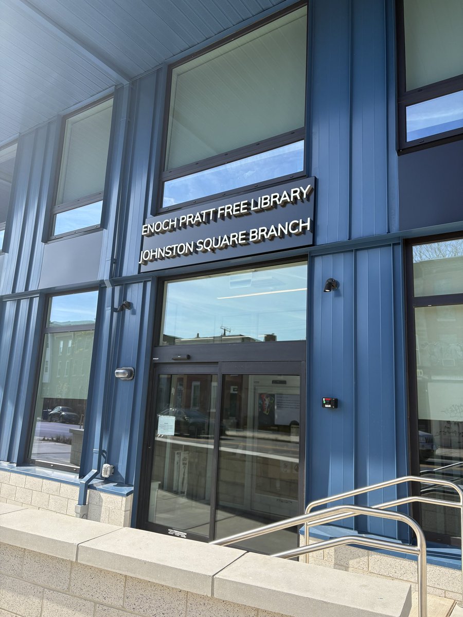 prattlibrary's tweet image. 🎉 In just a few hours, we’ll be cutting the ribbon on the newest Pratt Library in 15 years! Join us to celebrate the Johnston Square Branch, part of The Hammond at Greenmount.