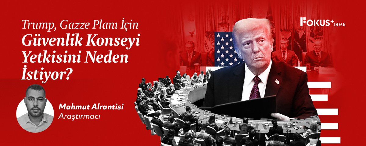 ➕ ODAK | Trump, Gazze Planı İçin Güvenlik Konseyi Yetkisini Neden İstiyor?

▪️ Trump, Gazze planına BM onayı alarak meşruiyet kazandırmak istiyor

▪️ Plan, uluslararası güçlerin Gazze’ye girmesini ve sürecin ABD kontrolünde olmasını öngörüyor

▪️ Filistin tarafı dışlanıyor ve