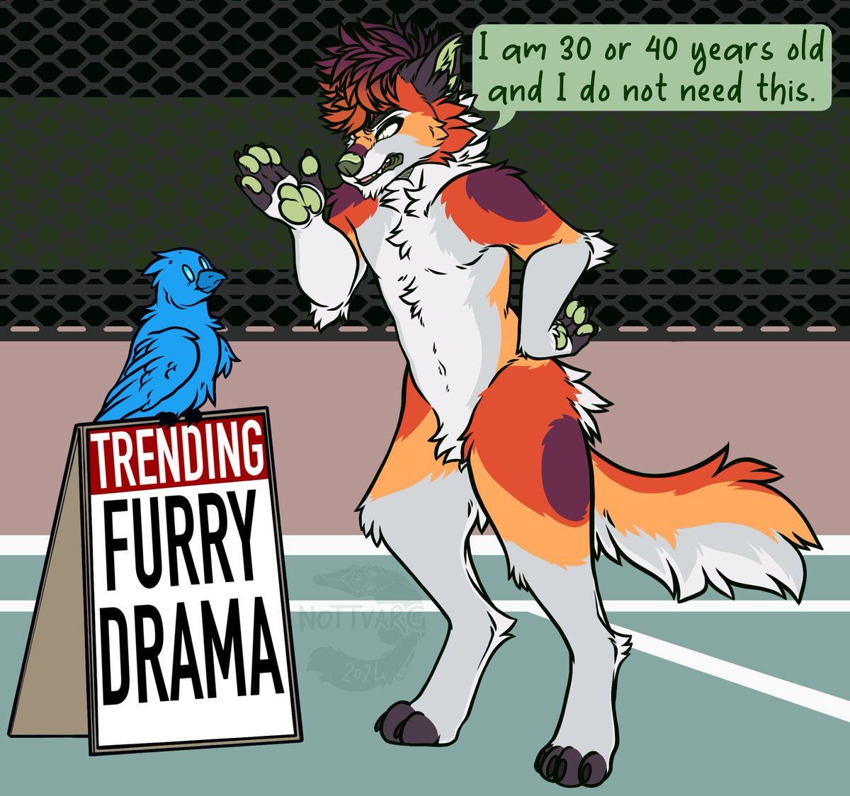 Also - furry over thirty and proud ♥️ 

 🎨 <a href="/NottVarg/">❄️ NóttVarg Creations 🏳️‍⚧️</a>