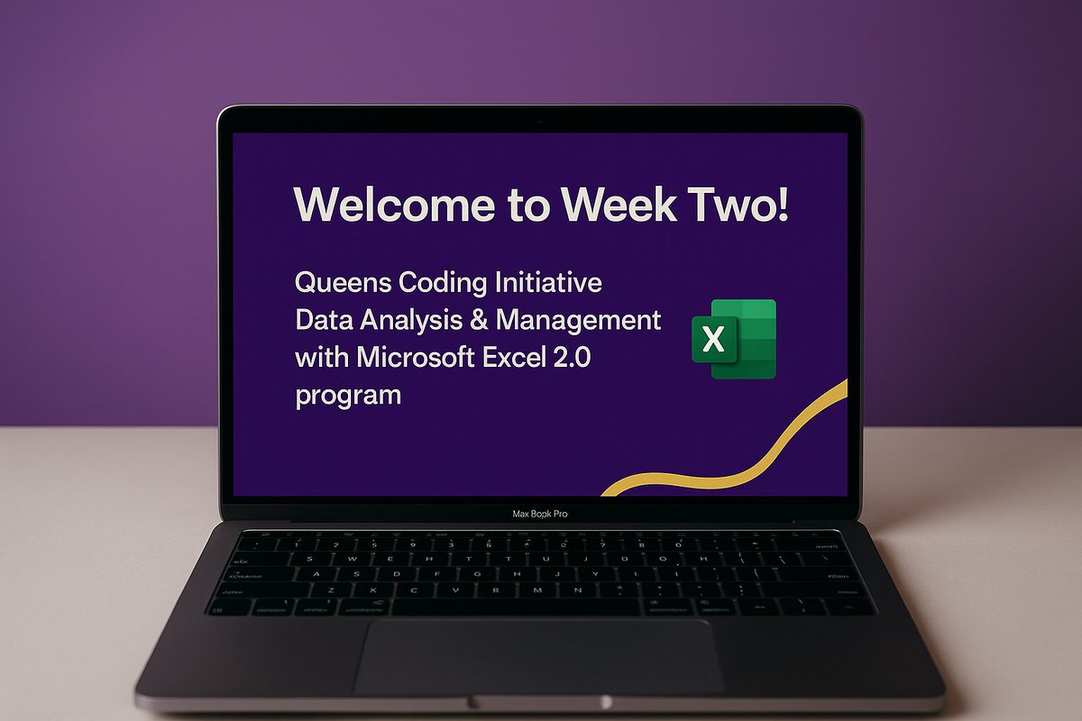 QueensCoding's tweet image. Welcome to Week Two!
#Quci Excel Training Program 2.0
Week one was amazing, and we are super excited about week two
This week, we’re diving deeper
into financial modeling, reports, data analysis, and What-If scenarios!
 Keep showing up. Keep learning. Keep growing.
 #Excelskills