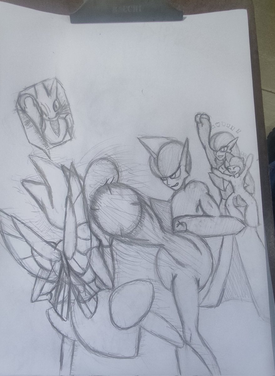 alves99_alve's tweet image. Gallade dando um chute no Scizor...
Quis fazer a Gardevoir e o Ralts torcendo por ele, ia deixar o gallade um pouco envergonhado e feliz com a torcida, mas mante-lo com furia no olhar, faria o golpe parecer mais épico.
#Gardevoir #Gallade #Ralts