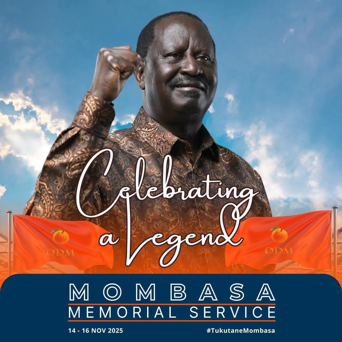 Baba,
You have rested but your spirit lives!
Everything you started, we will accomplish.
We will be in Mombasa in unity as brothers and sisters to honour your legacy of standing for what is right.