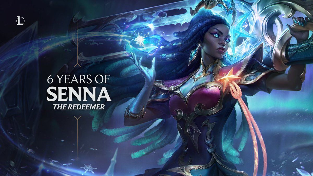 Six years of saving souls and slaying shadows with Senna on the Rift ❤️‍🔥
