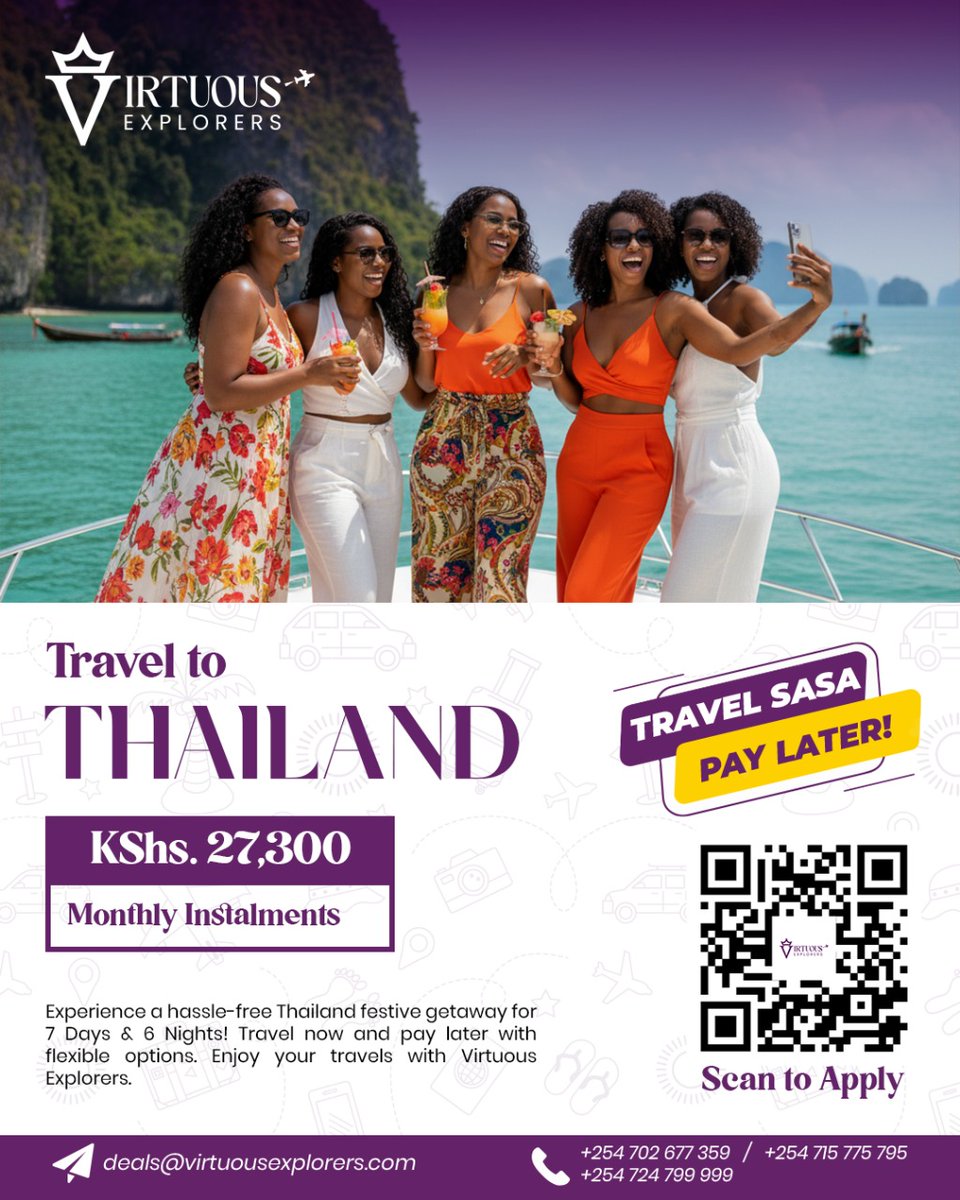 Picture yourself on a beach in Diani or floating over Maasai Mara. SafariPay makes those dreams actionable starting today #VirtuousExplorersDeals <a href="/VirtuousClub/">Virtuous Explorers Travel Club</a>
virtuosexplorersclub.com