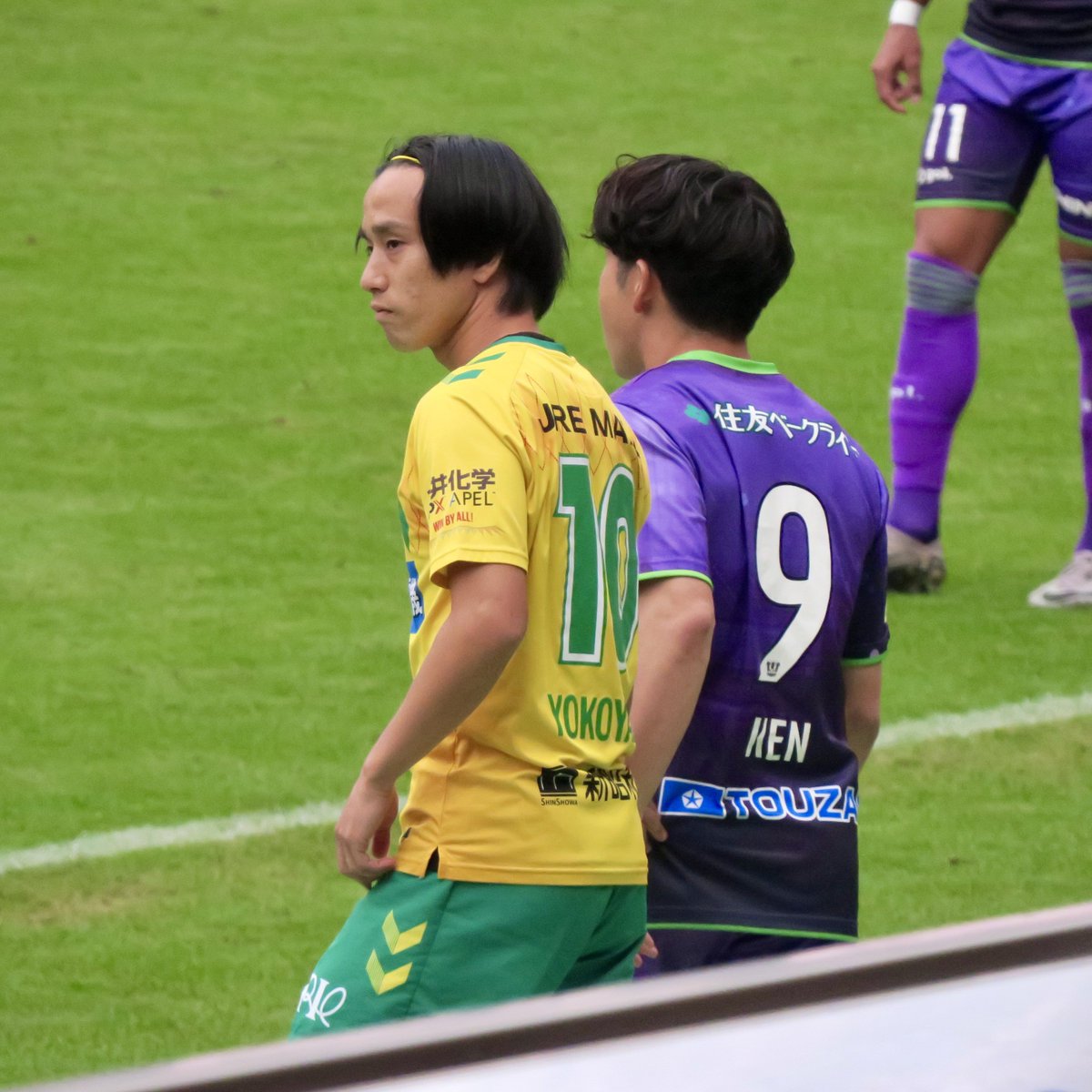j2_life's tweet image. 偶然にもこの2人の同時投入は熱かった
#横山暁之 #矢村健 #藤枝MYFC