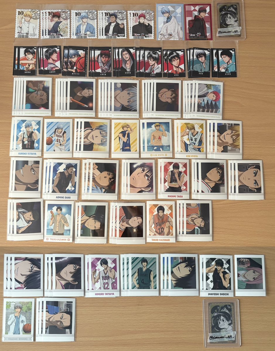 【交換･譲渡】黒子のバスケ ぱしゃこれ 特典 フォトカード

譲》画像のもの

求》定価+送料

特典は100円/枚、選手カードは30円/枚
郵送のみ
まとめての方優先
気軽にお声がけください！

●初めての方ﾘﾄﾘﾝ必読●