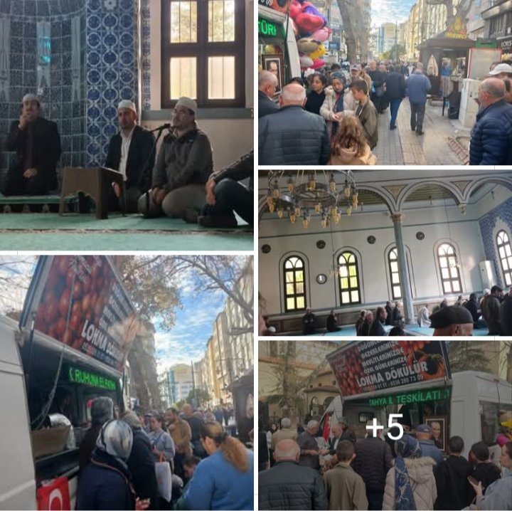 İyi Parti Kütahya teşkilatları olarak Gazi Mustafa Kemal Atatürk ve silah arkadaşları için Alipaşa camiinde okunan Mevlüt ve lokma ikramımız. Allah kabul etsin