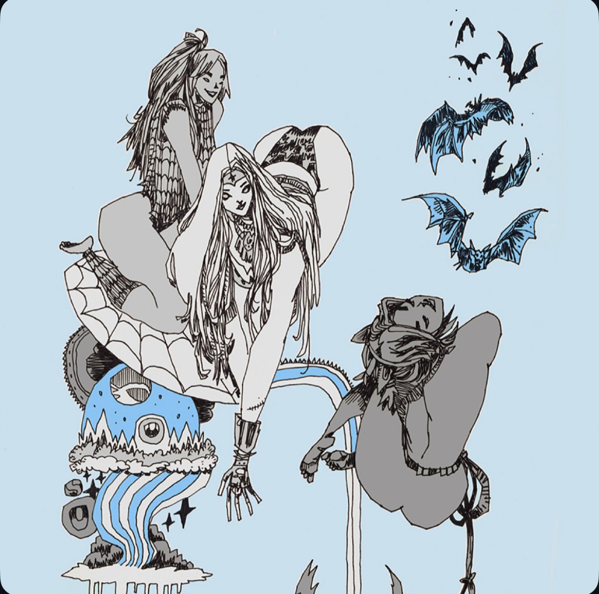 JimMahfood's tweet photo. Monday spooks.
ππ¦ππ€π
#spooks #ladies #villains #bats #fall #illustration #comics #comicbooks #savagestreetvigilante #indy #psychadelic #visualfunk #foodone #jimmahfood https://t.co/YYHhOkuFJT