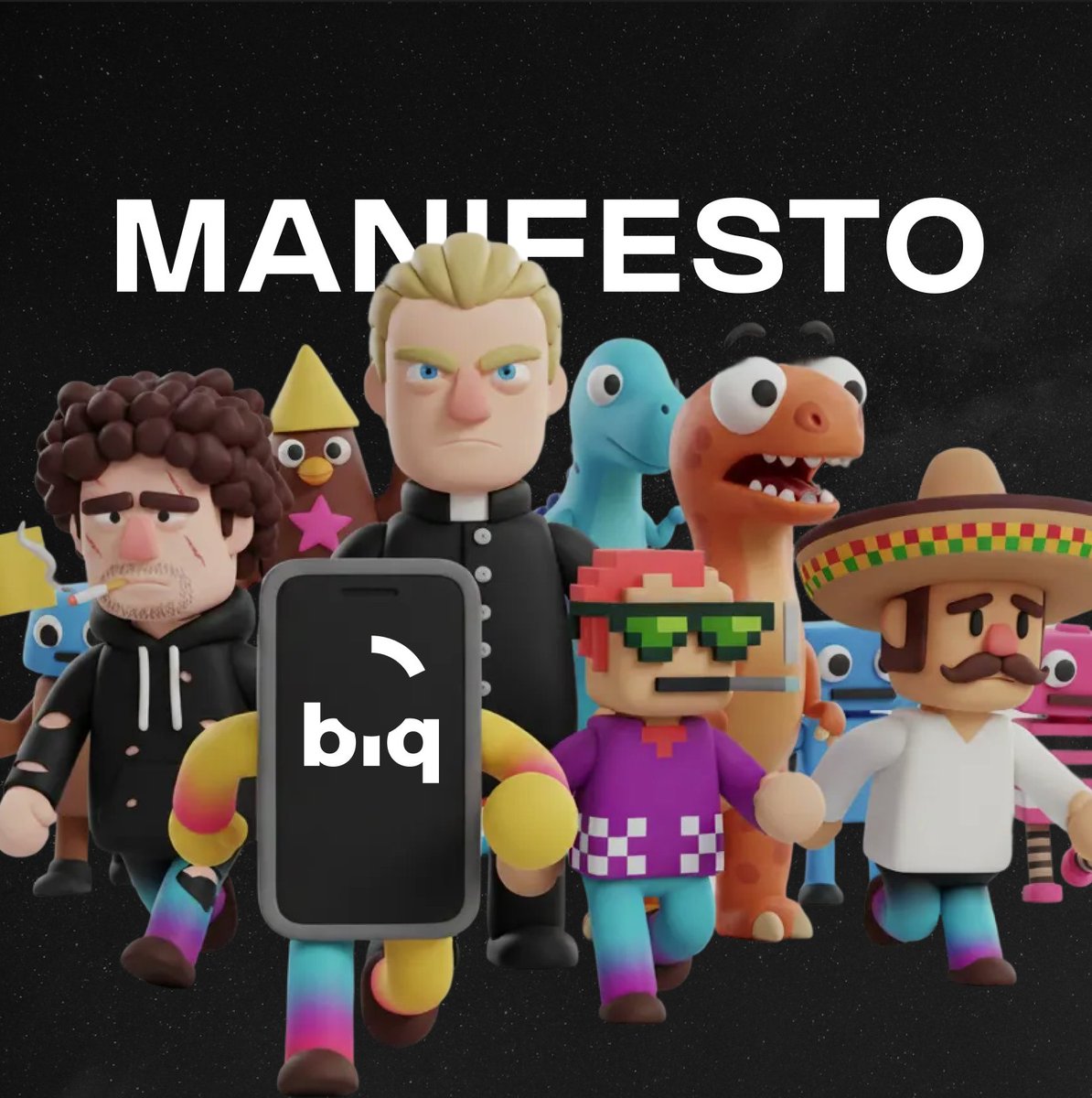 you can’t build real communities from the couch.

a PFP isn’t enough anymore. 

your face connects deeper, truer, longer.

we fight for a web3 built on human interaction.

for growth that’s organic, not algorithmic.

for people who move, meet, and release endorphins and biqPoints