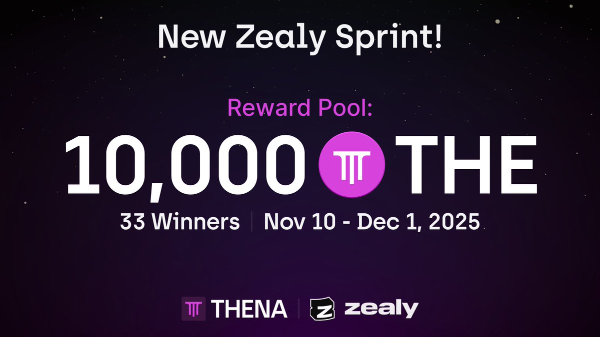 ThenaFi's tweet image. Our sprints have always been quality-focused, and this one is no exception.

May THE best one win.

Round #56 now live → zealy.io/cw/thenafi/