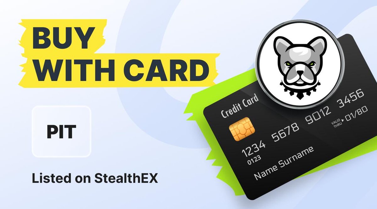 🐾 Join the pack with <a href="/BscPitbull/">Pitbull Token</a>, the ultimate community-owned DeFi project 

Born on BNB Chain, $PIT runs on auto-staking, burns and pure decentralization

➡️Buy $PIT with fiat on StealthEX stealthex.io/exchange/new/?…

🟡 StealthEX supports over 35 currencies