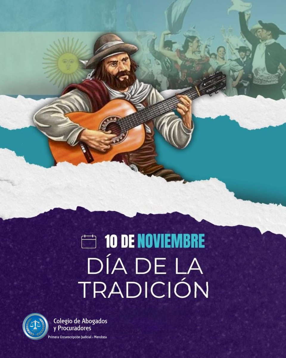 El 10 de noviembre se conmemora el Día de la Tradición en homenaje al natalicio del poeta argentino José Hernández. 🇦🇷🧉