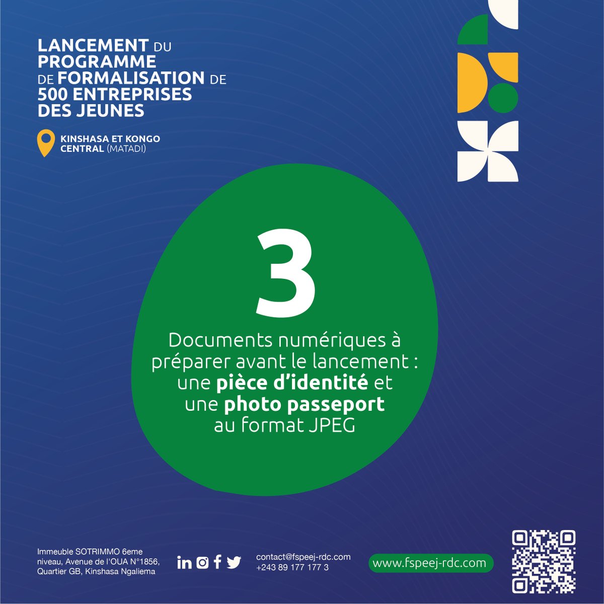 Fonds Spécial pour la Jeunesse FSPEEJ-RDC tweet media