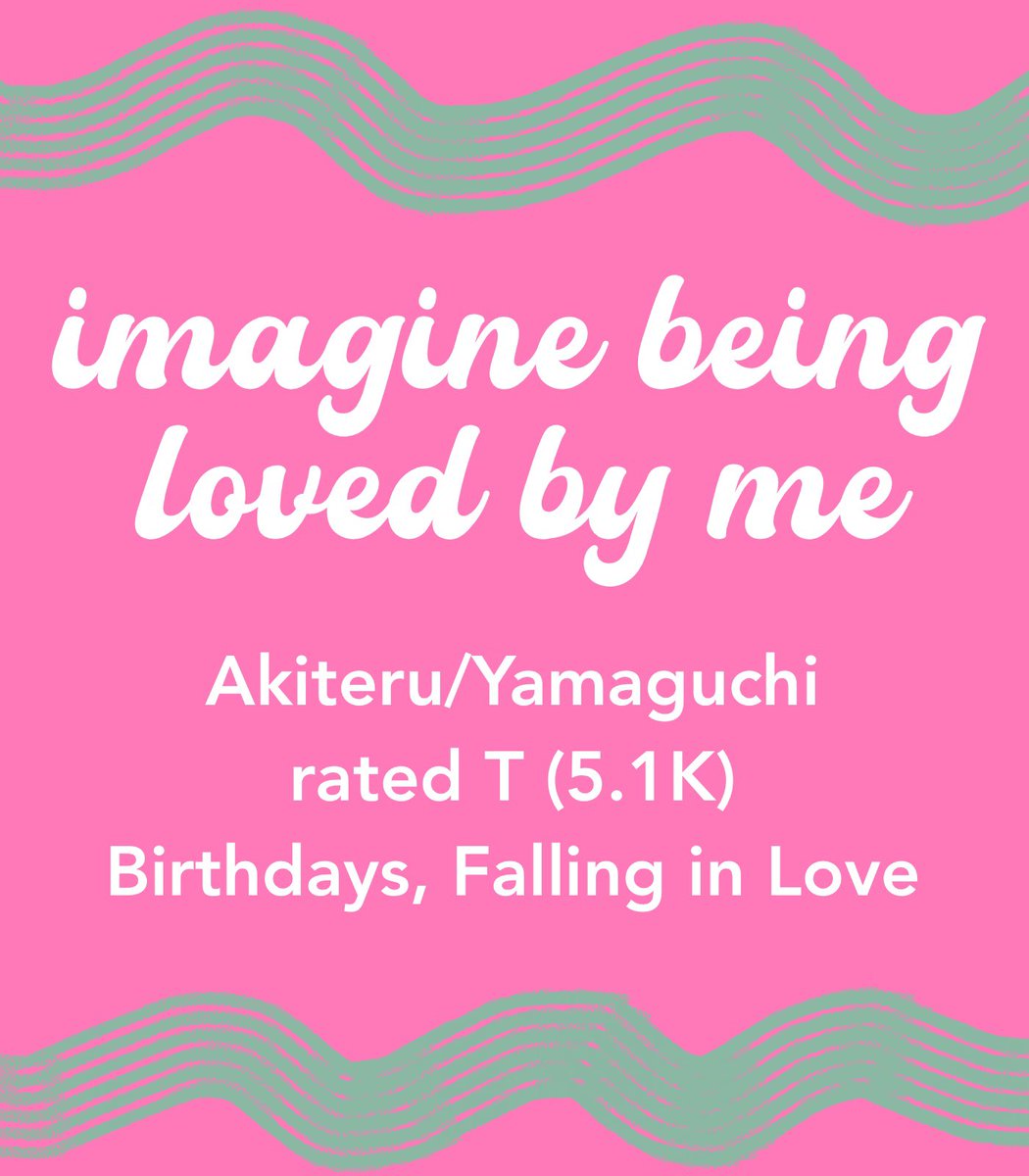 denduuu's tweet photo. Tsukishima Akiteru/Yamaguchi Tadashi 
(rated T, 5.1K words)

🍰 Falling in Love
🍰 Birthdays
🍰 Childhood Friends to Lovers

Written for #YamaguchiWeek2025

link in the replies! https://t.co/7C21Q7ismA