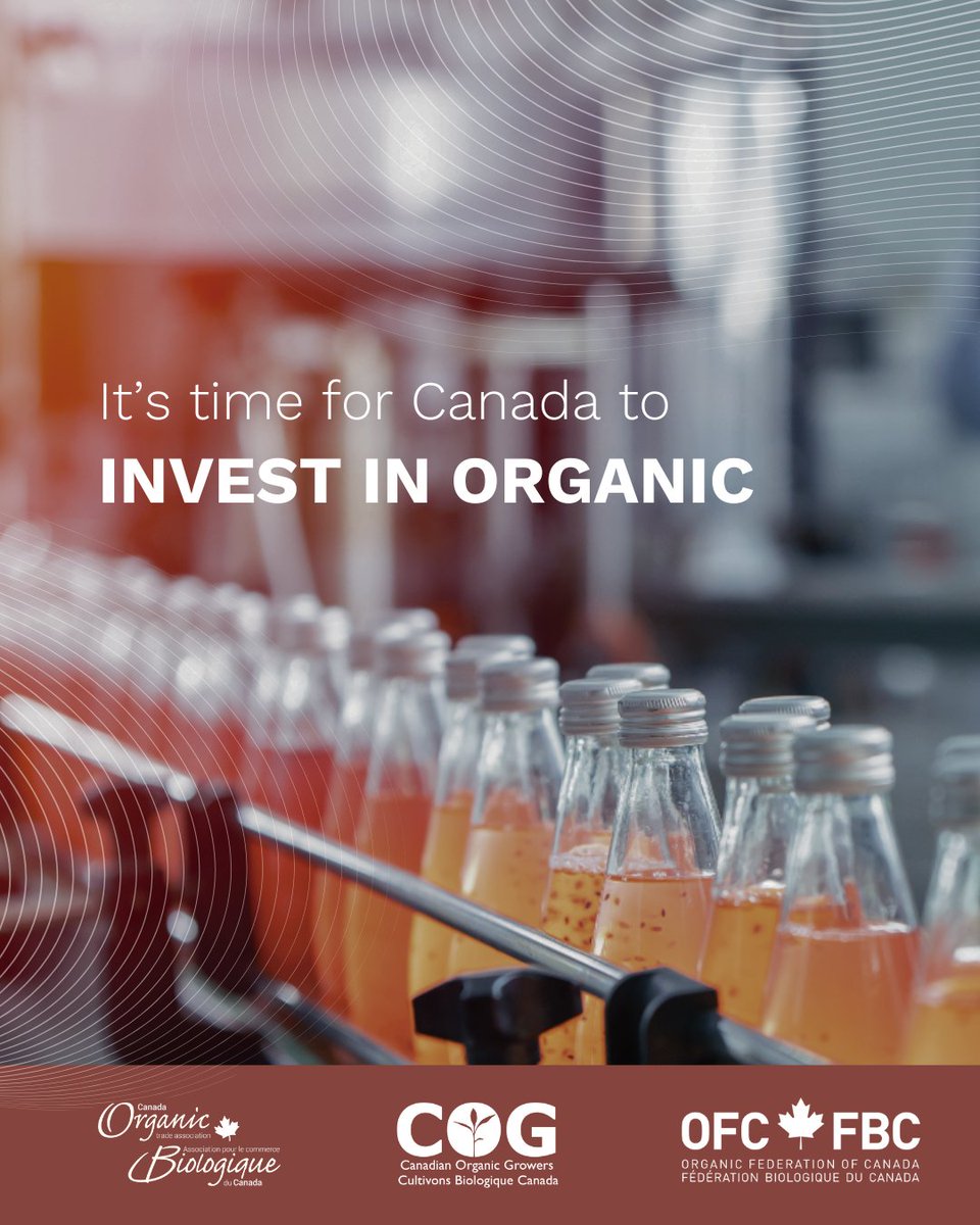 With provincial and federal government action in adopting the Organic Action Plan, Canada can secure its place in the growing global organic market and deliver on building one strong Canadian economy.

See how we get there: canada-organic.ca/en/what-we-do/… #CdnPoli