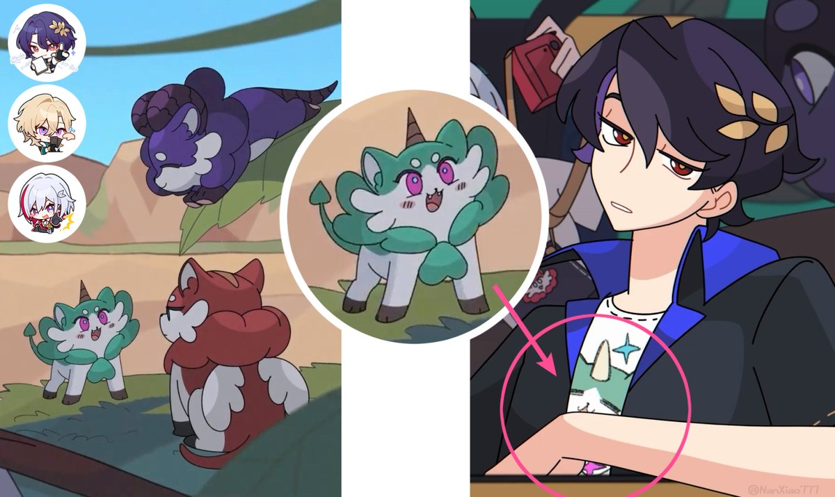 教授穿著小砂拉，那很愛了🥰