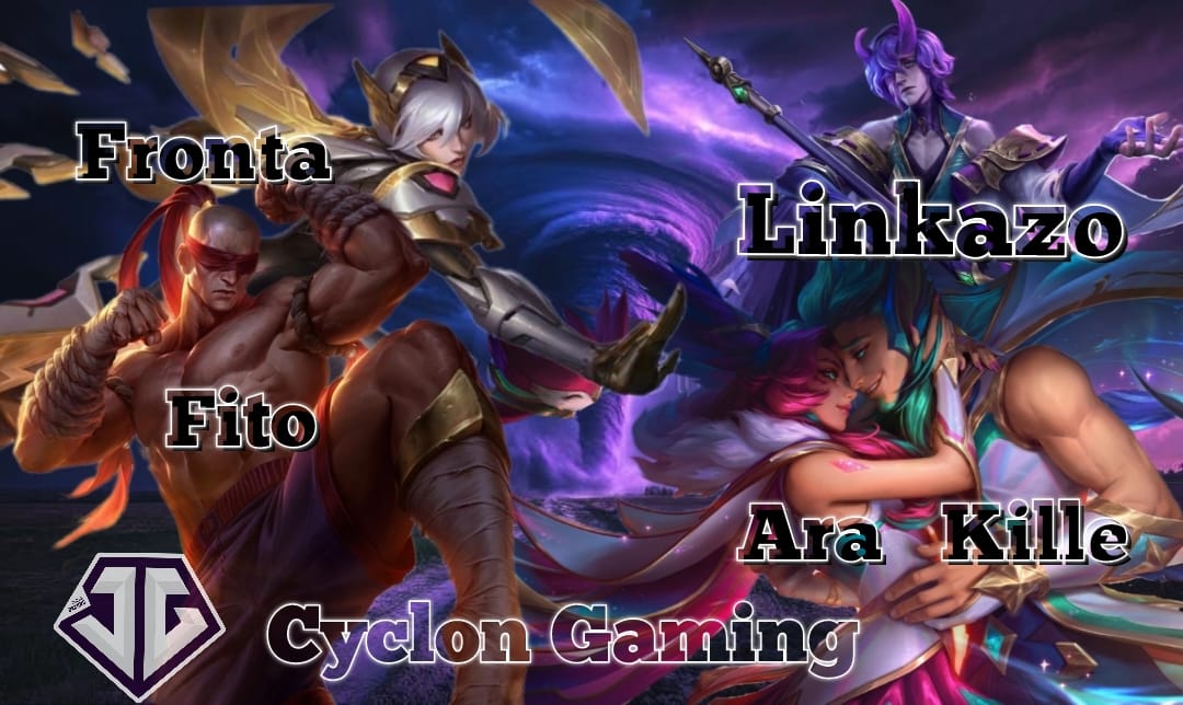Os presentamos el nuevo roster🌀
TOP <a href="/SHMFrankii/">CG Fronta</a> 
JGL:<a href="/Fito989/">Fito</a>
MID:<a href="/Linkazo_/">CG Linkazo</a>
ADC:<a href="/Aranchuu_/">Arantxa</a>
SUP:<a href="/Kille_Coach/">Kille</a>
Bienvenidos a la familia Cyclon! 🌀🐧💜

Esta tarde se estrenan en la liga <a href="/Zenith_League/">Zenith League 🇪🇺</a>
<a href="/KarmadillosECL/">Karmadillos</a>.  
🕖19:00  No será retransmitido.