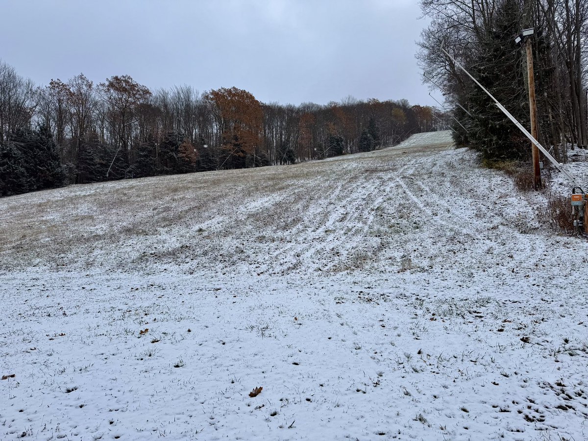 Ellicottville saw its first significant snowfall of the season last night. Stay tuned for Snowmaking updates!
