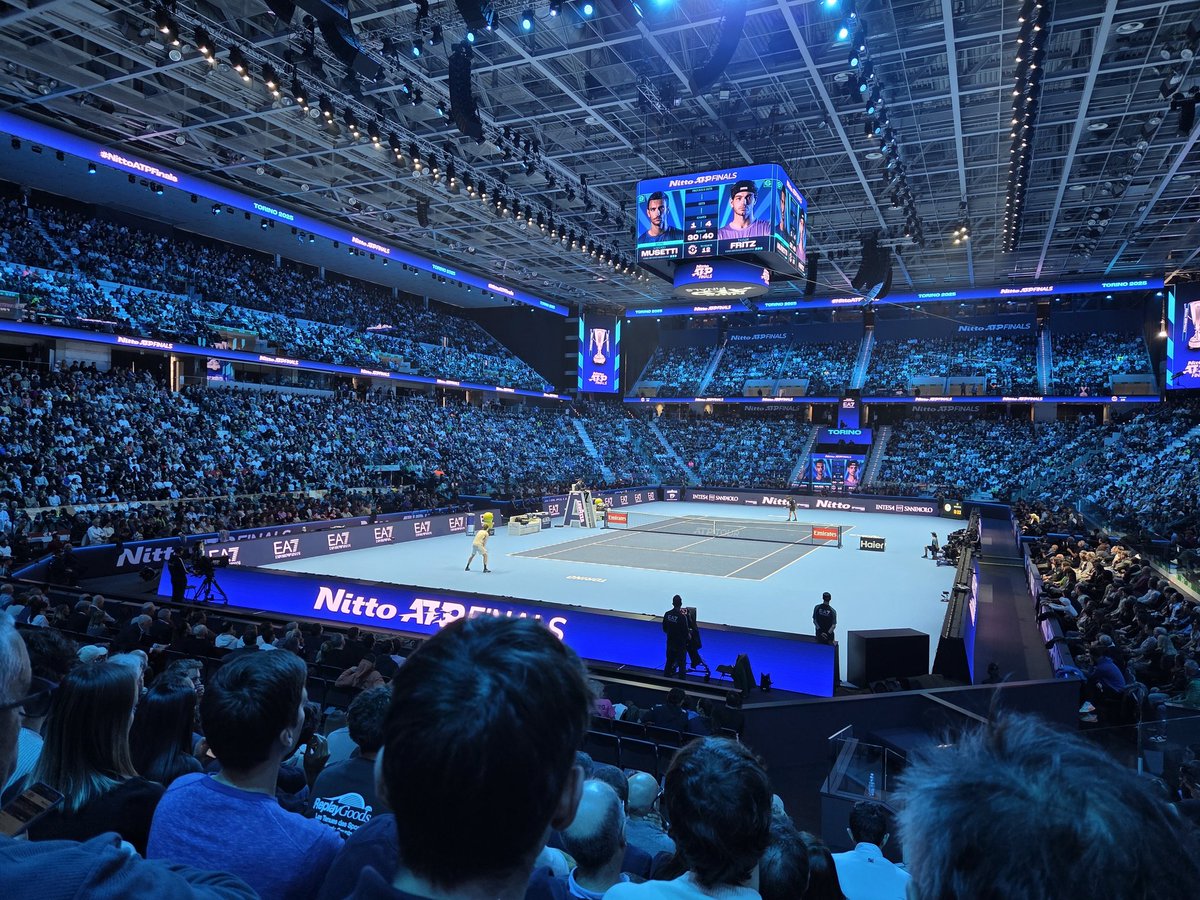 lorepregliasco's tweet image. Eccoci #ATPFinals