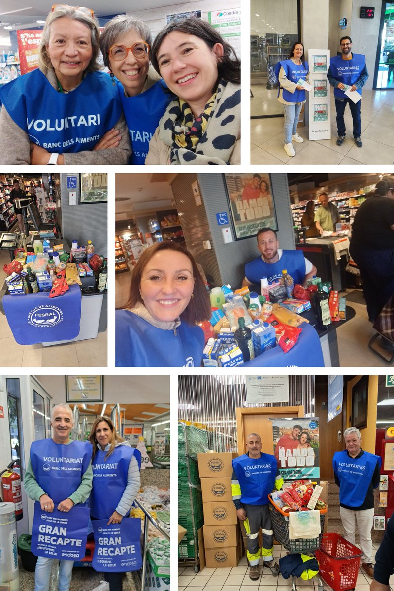 Veolia_Es's tweet photo. 🤝 Compañeros y compañeras de #Veolia han participado en la Gran Recogida del Banco de Alimentos en diversas ciudades, ayudando a quienes más lo necesitan 🥕🍎

Una iniciativa de voluntariado enmarcada en @Veolia_Es Cares que refuerza nuestro compromiso social.

@fesbal_org @BancAlimentsBcn