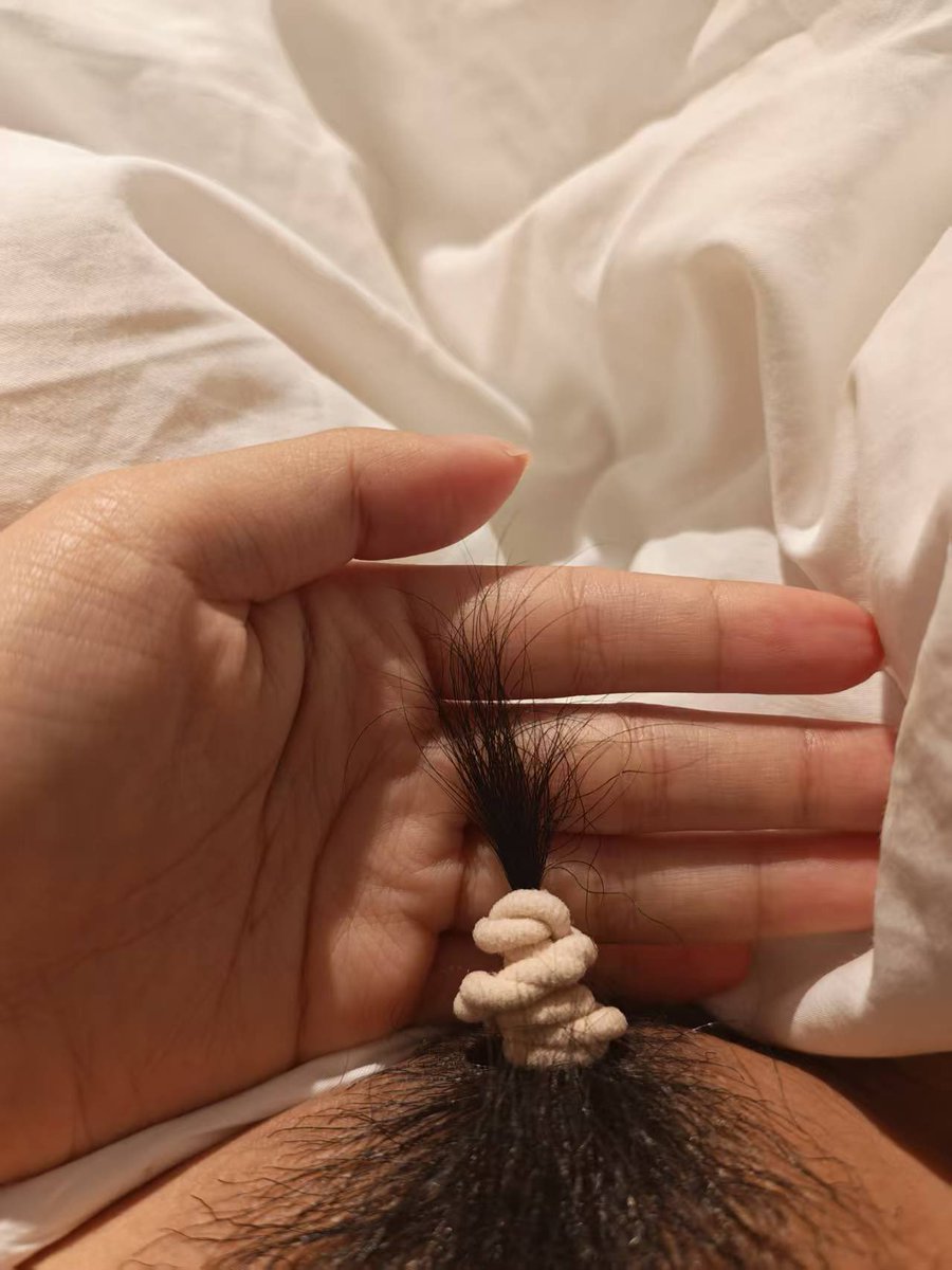 当我给我的逼毛炸了个小啾啾🤔