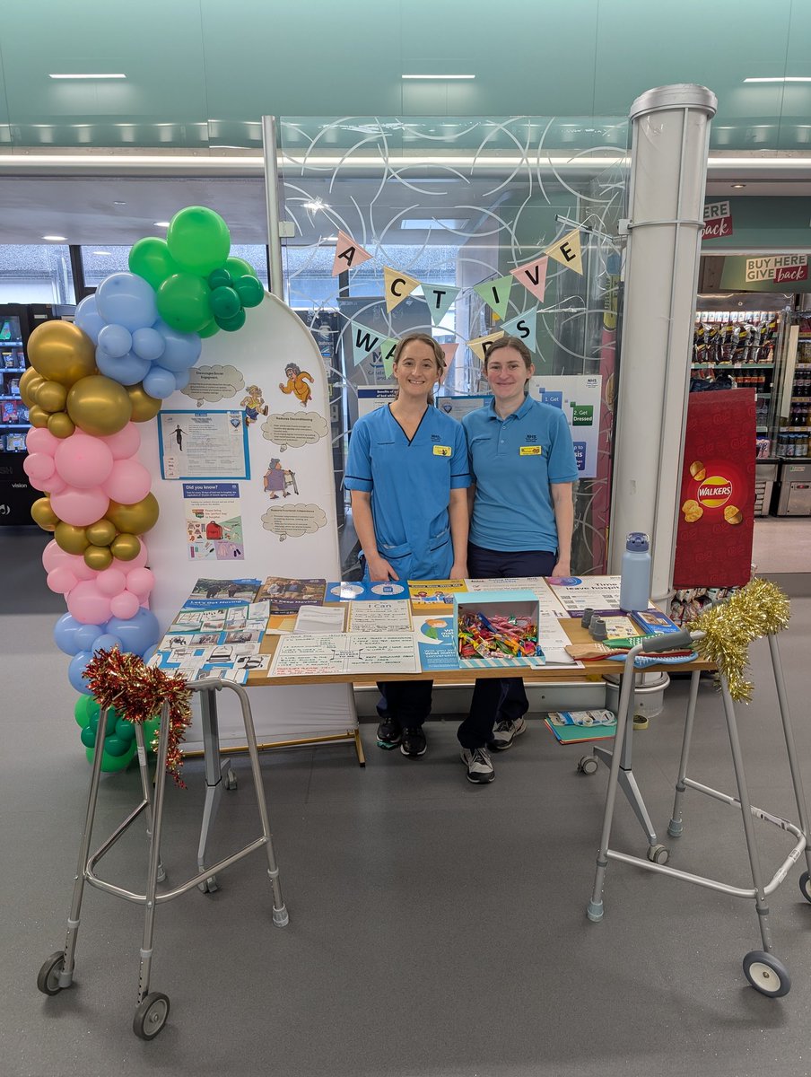 Active Wards week is underway at the RAH . Team OPS and Medical are running the stall to discuss the principles with patients and visitors from 12-2 today and again on Friday <a href="/NHSGGC/">NHS Greater Glasgow and Clyde</a> <a href="/findlay_joanne/">Joanne Findlay</a>