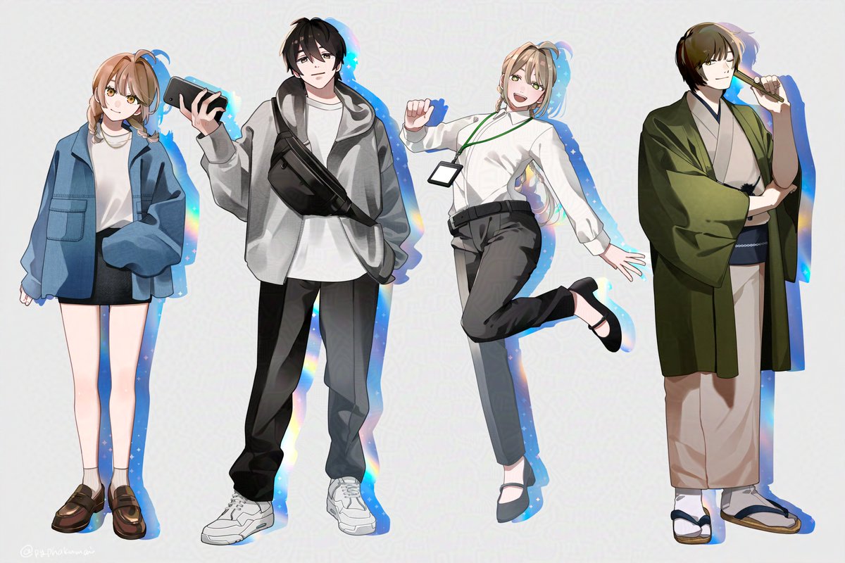 立ち絵・ヴィネット絵を描きます（画像は参考）