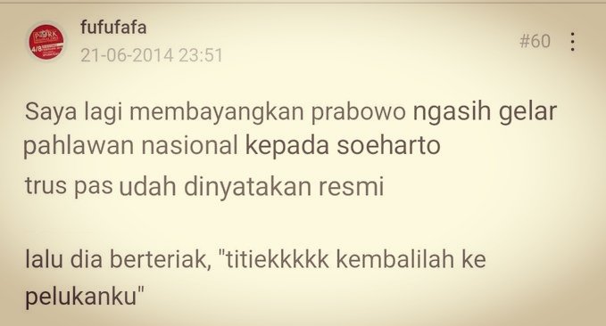 Bayangan yang jadi kenyataan..