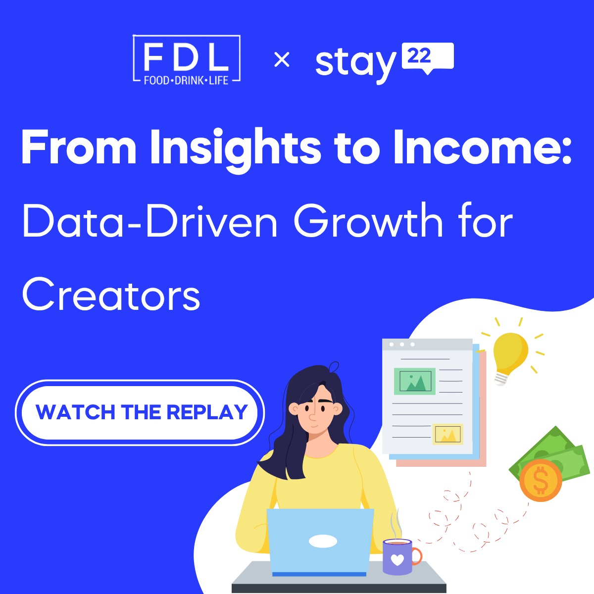 getStay22's tweet image. 🎬 Missed our webinar with Food Drink Life? We’ve got you covered.

From Insights to Income – Data-Driven Growth for Creators is now available on replay!

 👉 Watch the replay and start growing smarter: hubs.ly/Q03SnvSy0

 #Stay22 #FDLWebinar #ContentMonetization