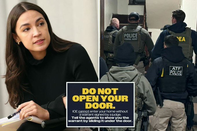 🚨 IT'S OFFICIAL: AOC WILL face charges for allegedly teaching illegal immigrants how to avoid capture by ICE! 😱

Do you support these charges?

YES or NO?