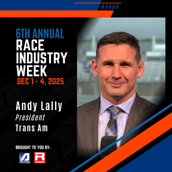 Andy Lally, President of the <a href="/GoTransAm/">The Trans Am Series</a> Series, joins the lineup for the 6th Annual Race Industry Week, Dec 1–4, 2025! 🏁
Get ready for exclusive interviews and insights from motorsport’s biggest names.
Save your seat now → epartrade.com/more/onlinerac…