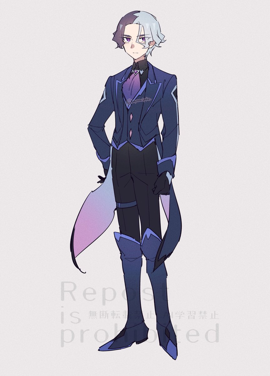 gures_l's tweet image. 別垢にアップしたグレソブ🔥モチーフ衣装絵の単体ver.
載せる意味あるのかって感じだけど自己満