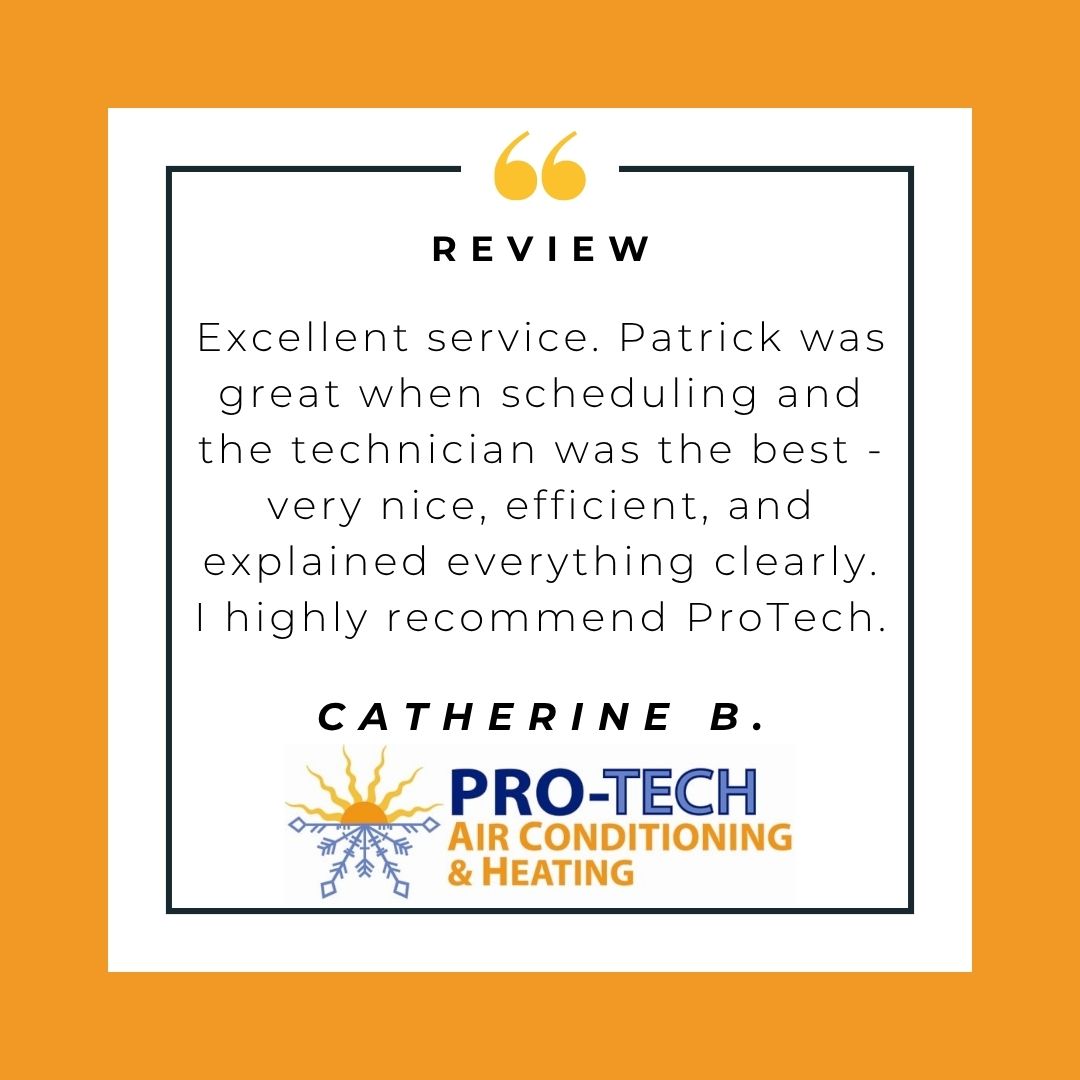ProTechACH's tweet image. Thank you, Catherine B., for your wonderful review! We appreciate your trust in Pro‑Tech to keep your home comfortable all year long. 

#ProTechAC #CustomerReview #ThankYou #HomeComfort
