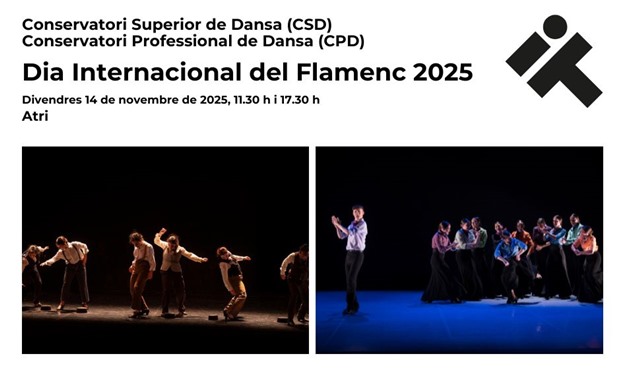 institutteatre's tweet image. #DANSA Divendres 14 de novembre celebrem el Dia Internacional del Flamenc amb actuacions de l’alumnat del Conservatori Superior de Dansa a les 11.30 h i Conservatori Professional de Dansa a les 17.30 h.
Obert al públic i gratuït, a l&apos;atri de l&apos;IT
tinyurl.com/DFlamenc25