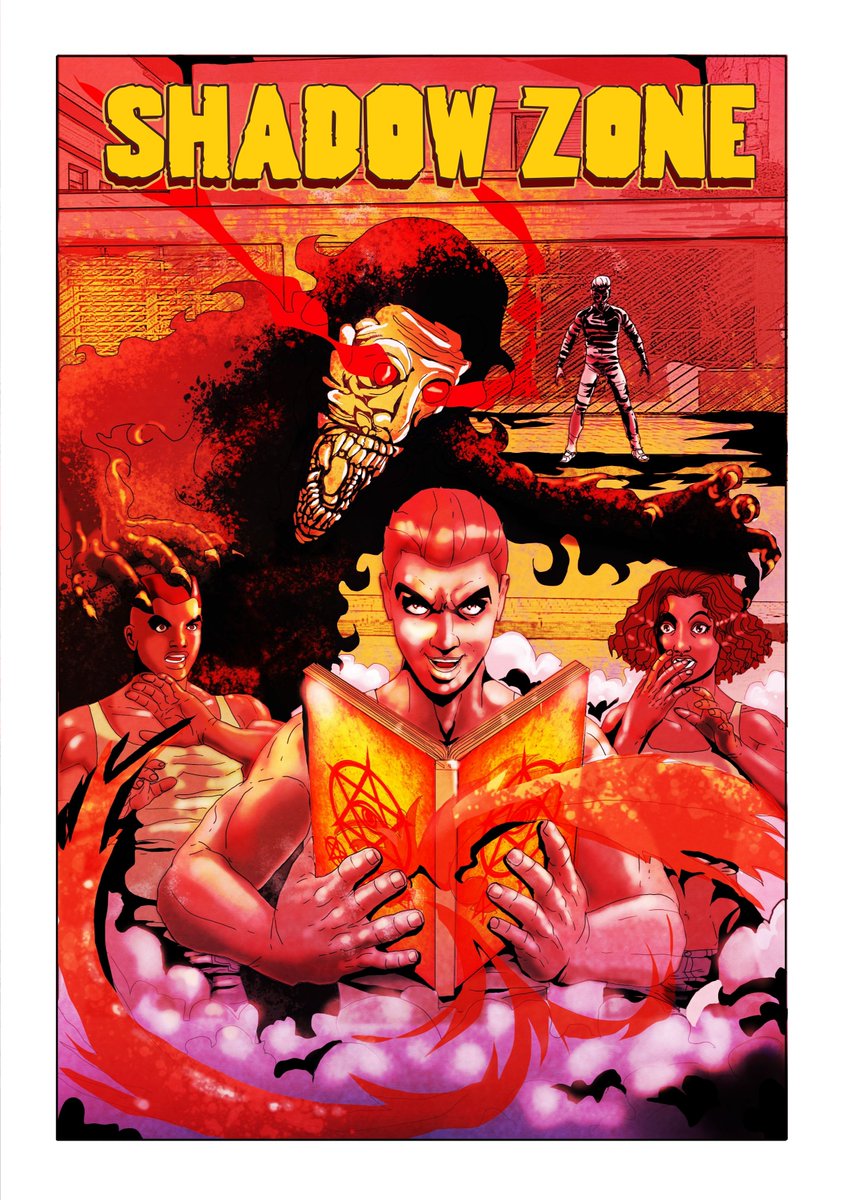 XMoliraza's tweet image. Beware of what you read!
In **SHADOW ZONE**, some secrets are better left buried. This cover-style art shows the kind of dark invocations and sinister magic our characters face—and summon.
#SHADOWZONE #DarkFantasy #SinisterMagic #Occult #CoverArt