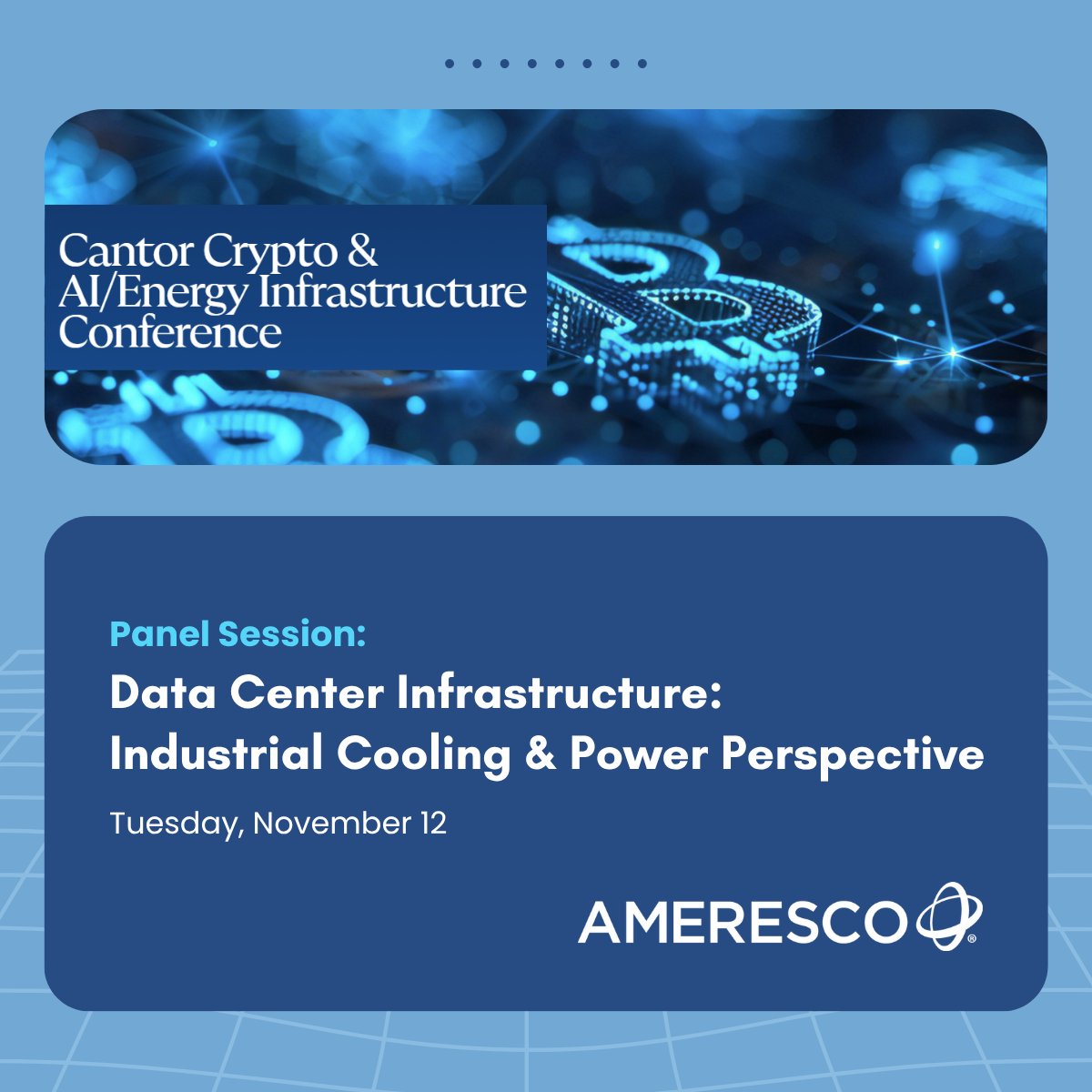 We’re in Miami for @CantorFitzgerald’s Crypto &amp; AI/Energy Infrastructure Conference this week! Catch us on the panel: “Powering Data Centers – Assessing Current Power Procurement Strategies.” See: hubs.ly/Q03S9GrW0
#AI #DataCenters #EnergyInfrastructure