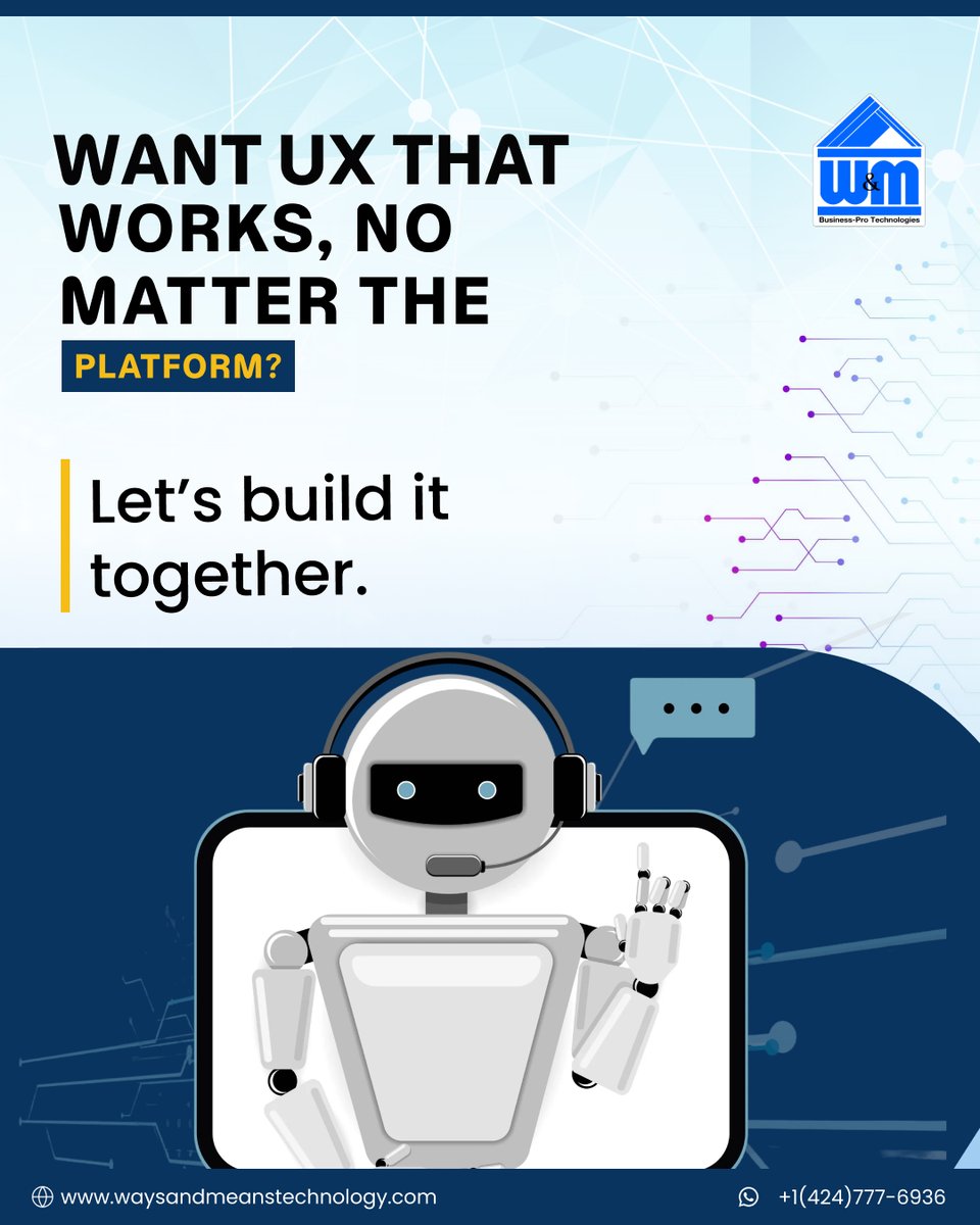 WMTechnology's tweet image. &quot;Android UX is always worse than iOS.&quot;
This myth is costing businesses reach, users, and revenue.
Let’s bust it 
#UXDesign #AndroidDevelopment #MobileAppDesign #MythBusterMonday #WMTechnology
waysandmeanstechnology.com | +1 (424) 777-6936