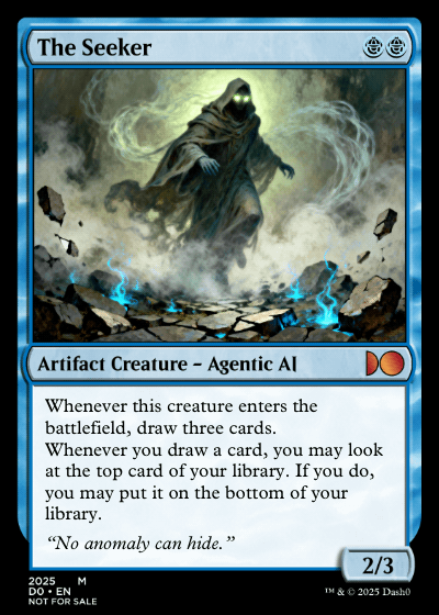 dash0hq's tweet image. KubeCon NA 2025 is almost nigh upon us. And with it come the first two Agent0 MtG cards: The Seeker and the Oracle.

In Dash0, the Seeker is the Agentic SRE: it troubleshoots issues for and with you. In MtG, the Seeker is a creature that hunts down anomalies, helping you quickly…