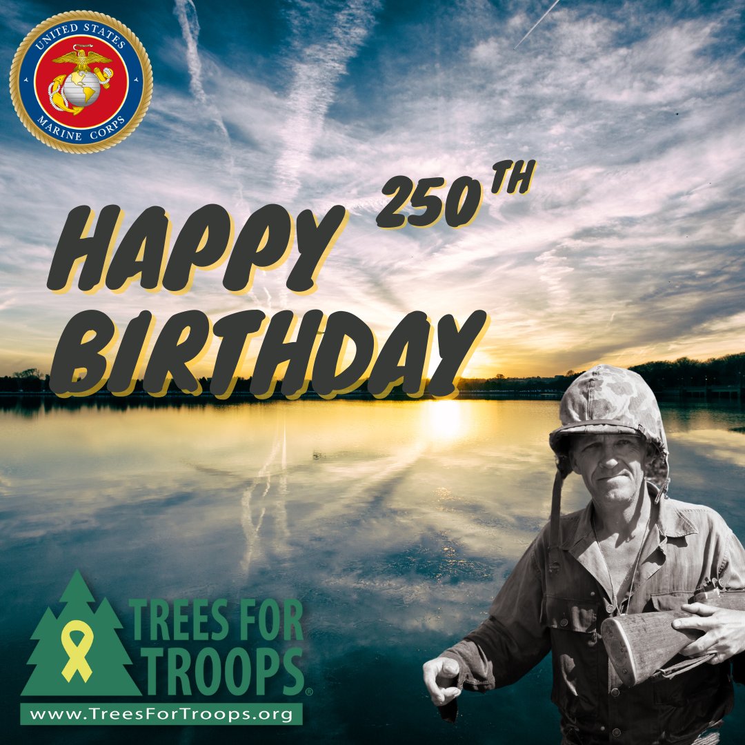 Trees4Troops's tweet image. 🇺🇸 250 years of the United States Marine Corps.

We honor every Marine, every sacrifice, and every story of strength.

Trees for Troops is proud to serve those who serve. 🎄

#MarineCorps250 #TreesForTroops #SemperFi #SupportOurTroops