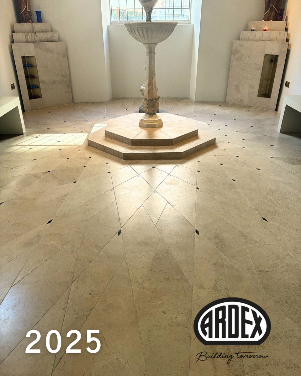 7 years on and still flawless 👌

The Hopton Wood Limestone floor at St Andrew Holborn, installed with ARDEX products, looks as good as day one—just ask Adam Willmott, who recently revisited the site.

🔗 ardex.co.uk/project/st-and…

#ARDEX #BuiltToLast #StoneFlooring #CaseStudy
