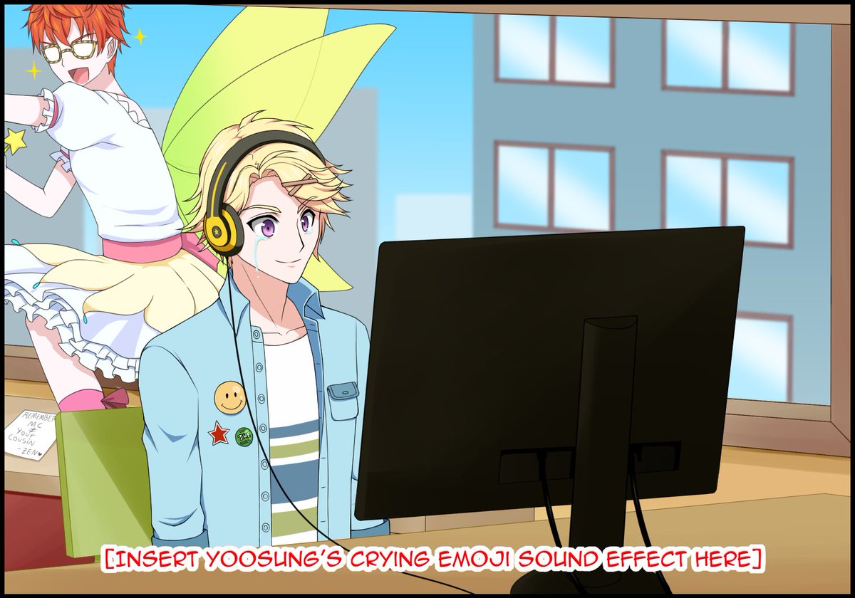 AkiJaline's tweet image. [Crossover Obey Me! + Twisted Wonderland + Mystic Messenger]  

I&apos;ve had this comic unfinished since 2024, so I finished it now. This was a stupid idea that occurred to me at the moment about these gamer boys 🎮 

#obeyme #twst #mysme #mysticmessenger #twistedwonderland